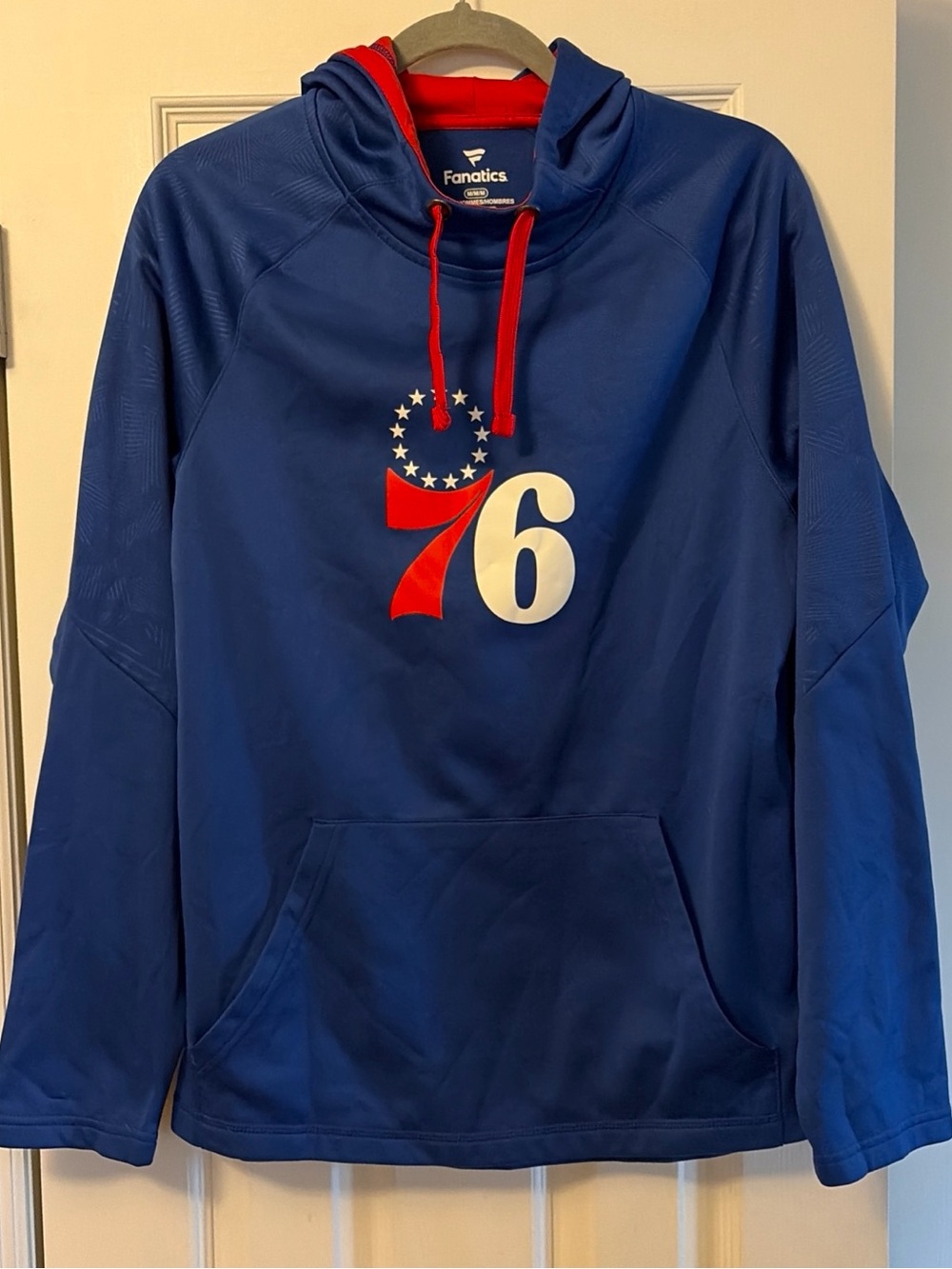 Fanatics Philadelphia 76ers Pullover Hoodie Size Medium